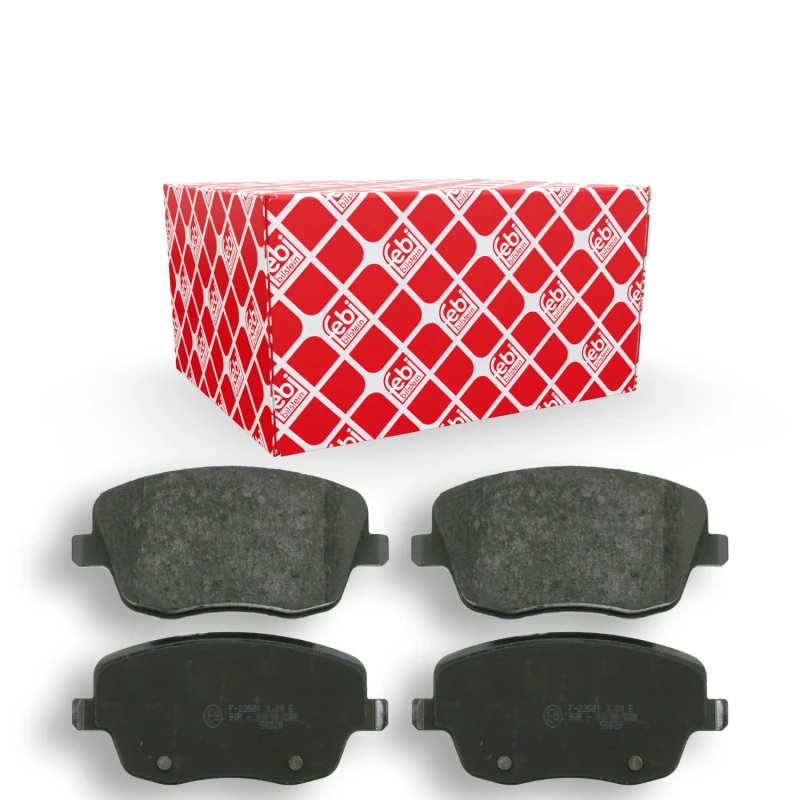 Image of FEBI BILSTEIN 16484 Brake pad set Front Axle, excl. wear warning contact Brake Pad Set,disc brake (402)