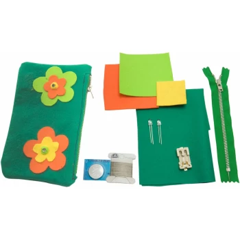 image of Flower LED Pencil Case Kit - Light Stitches