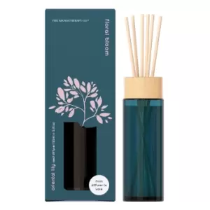 image of The Aromatherapy Co Floral Bloom Lily Diffuser 150ml Blue