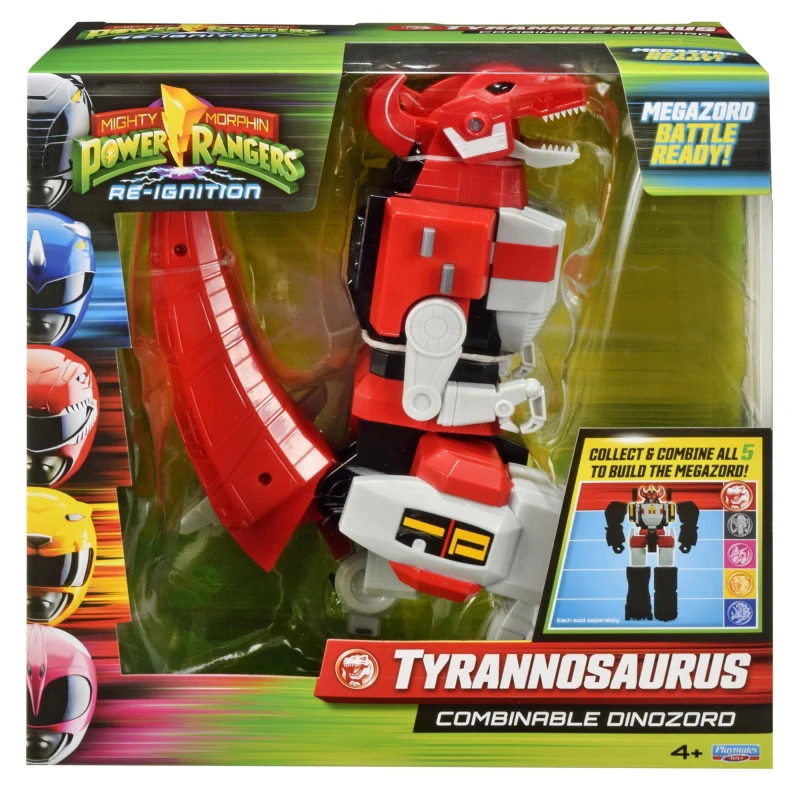 Image of Power Rangers Mighty Morphin Re-Ignition - Tyrannosaurus Deluxe Combinable Dinozord