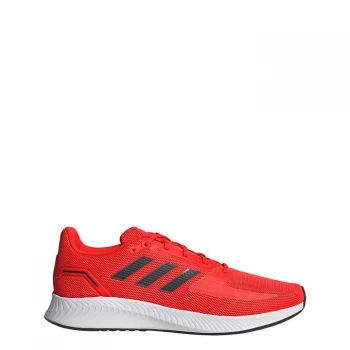 Image of adidas Runfalcon 2.0 Mens Running Shoes - Solar Red / Carbon / Grey