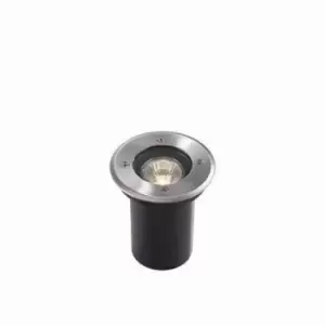 image of Park 1 Light Small Round Recessed Spotlight Steel IP65, GU10