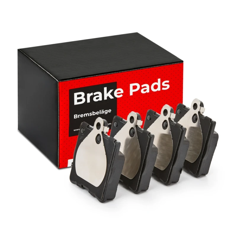 Image of STARK SKCH-1031 Brake pad set Rear Axle, excl. wear warning contact, with anti-squeak plate Brake Pad Set,disc brake (402)