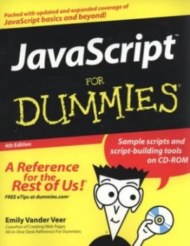 Image of Javascript for Dummies by Emily A. Vander Veer Paperback