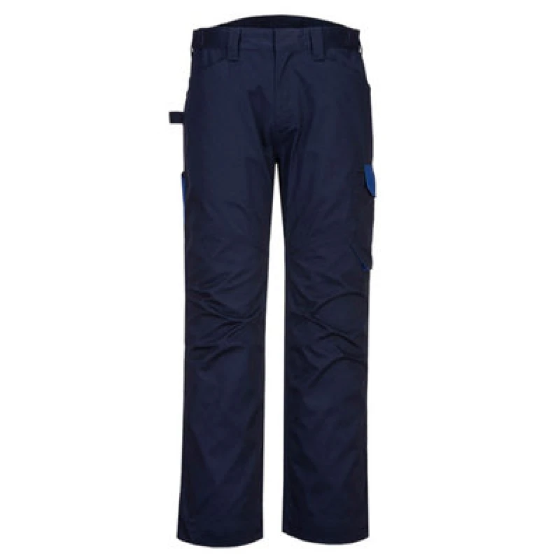 Image of Portwest PW2 Service Work Trousers PW240NRR40 Colour: Navy / Royal Blue