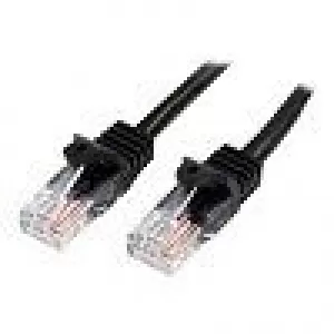 StarTech 1m Cat5e Black Snagless Rj45 Utp Cat 5e Patch Cable 1m Patch Cord