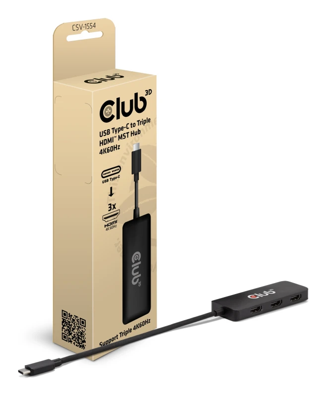 Image of CLUB3D USB-C to Triple HDMI