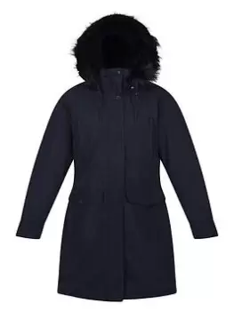 image of Regatta Shiloh Parka - Navy, Size 10, Women