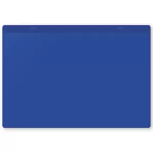 Image of Document pouches, self adhesive, A4 landscape, pack of 10, blue