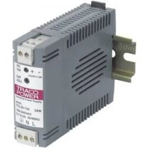 image of Rail mounted PSU DIN TracoPower TCL 024 105 5 Vdc 4 A 24 W 1 x