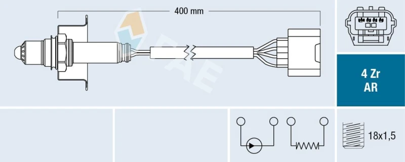 Image of FAE Lambda sensor FAE 75635