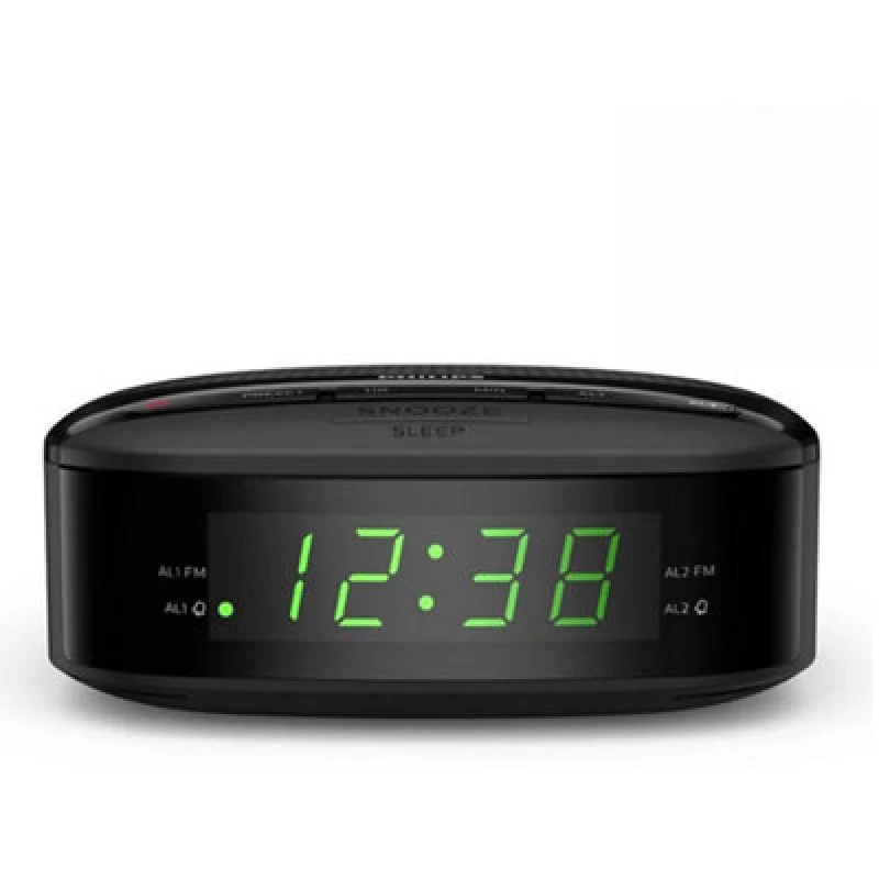 Image of Philips Tar3205-12 Black Dual Alarm Clock Fm Digital Radio Includes Free Gift
