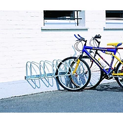 Image of Slingsby VFM Aluminium WallFloor Mounted 4-Bike Cycle Rack 320080