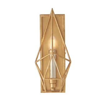 Image of Pescara Wall Lamp Antique Gold & Silver Leaf