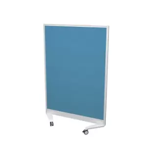 Image of Mobile Type 1 Single Toolrail Screen White Frame - 1000W X 1500H Band 2