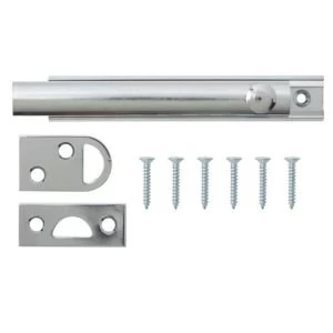Image of BQ Chrome plated Brass Flush bolt L100mm