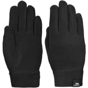 image of Trespass Womens/Ladies Plummet II Fleece Gloves (XL) (Black)