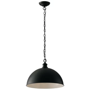 image of Fan Europe Lighting - Fan Europe Charleston - Dome Bar Pendant, Black White, E27