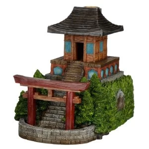 Image of Japanese Garden Temple Backflow Incense Burner