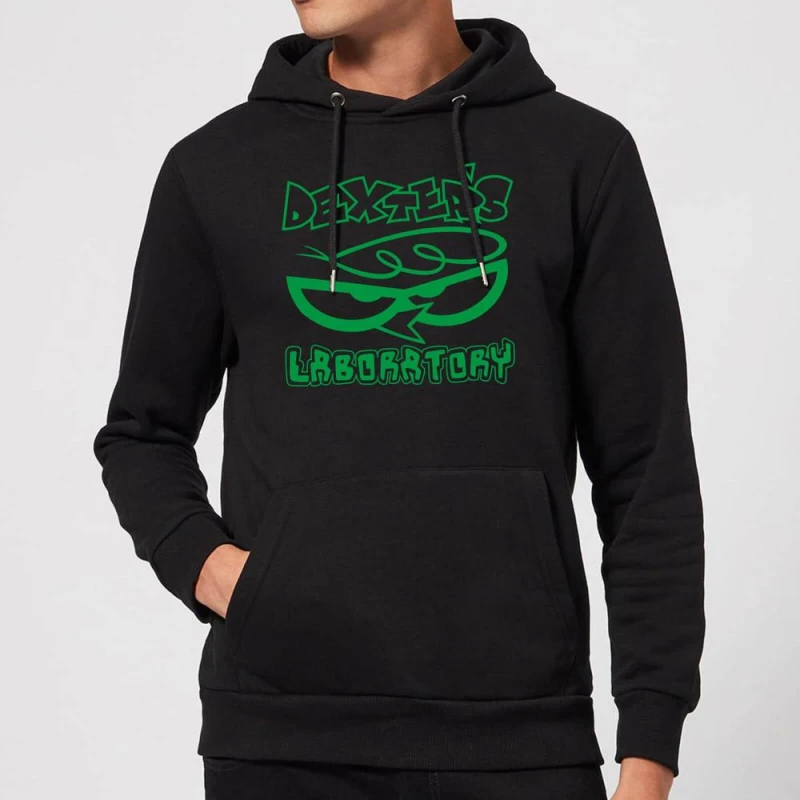Image of Dexters Lab Logo Hoodie - Black - L