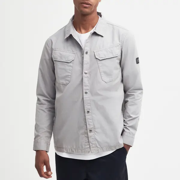 Image of Barbour International Gear Cotton Overshirt - M