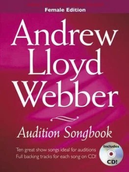 Image of Andrew Lloyd Webber Audition Songbook female Edition Paperback