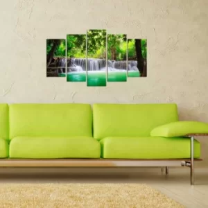 Image of 5MX-89 Multicolor Decorative MDF Painting (5 Pieces)