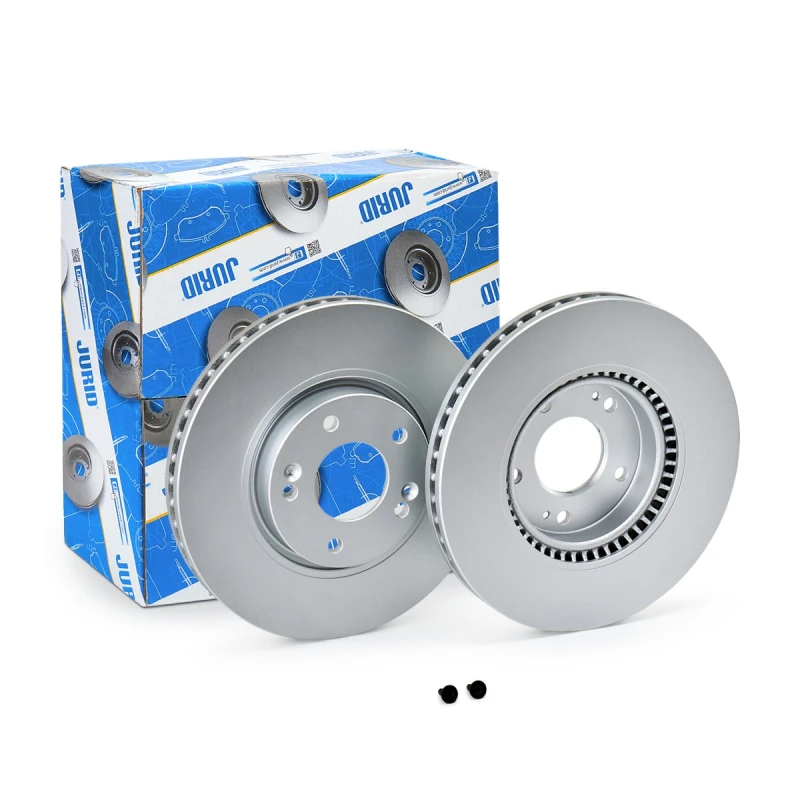 Image of JURID 562755JC Brake disc COAT+ Vented, Coated, with bolts/screws Brake Disc (82)