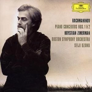 image of Piano Concertos Nos 1 and 2 Ozawa Boston So Zimmerman by Sergei Rachmaninov CD Album