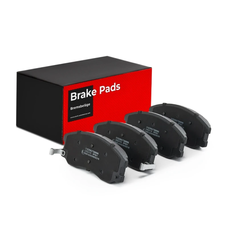 Image of STARK SKBP-0010209 Brake pad set Front Axle, with acoustic wear warning Brake Pad Set,disc brake (402)