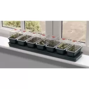 image of Super 7 Self Watering Windowsill Propagator - 14 Days Watering - Garland