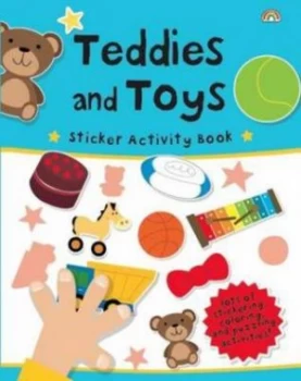 Image of Sticker Activity Book - Teddies and Toys by The Boy Fitz Hammond Book