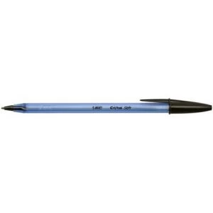 Image of Bic Cristal Soft (1.2mm) Ball Point Pen (Black) Pack of 50 Ref 918518