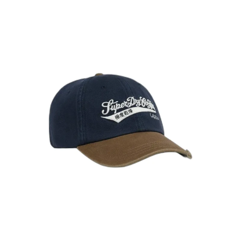 Image of Superdry Womens baseball cap with contrast visor Superdry Bleu Female TU