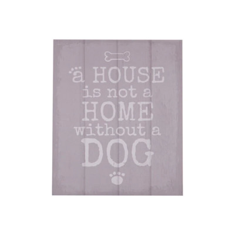 Image of Premier Housewares Dog Wall Plaque Home Wall Decor Purple