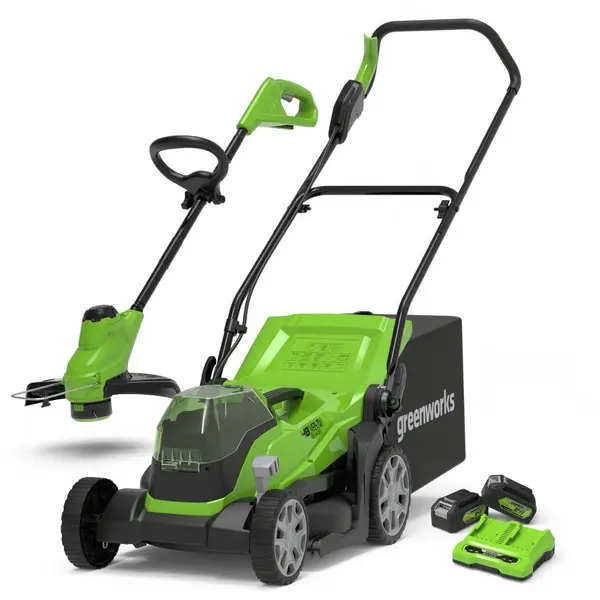 Image of Greenworks GD24X2LM36LT2 48V 36cm Cordless Lawnmower