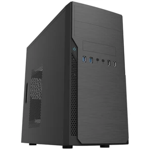 image of CiT Classic Micro Micro Tower 2 x USB 3.0 / 2 x USB 2.0 Black Case with 500W PSU