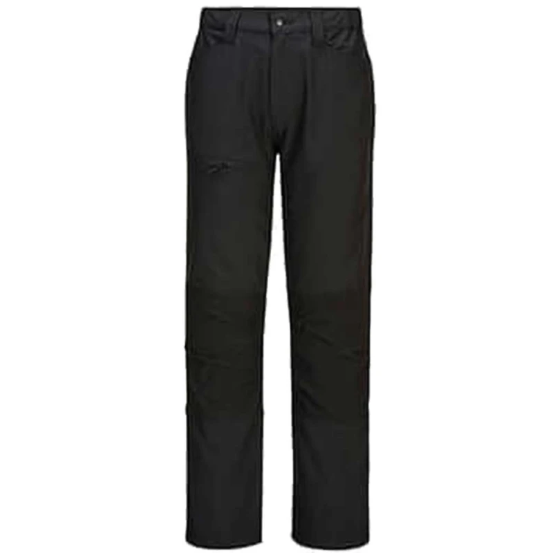 Image of Portwest WX2 Eco Stretch Work Trousers CD886BKR41 Colour: Black