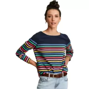 Image of Joules Womens Harbour Relaxed Fit Long Sleeve Top UK 16- Bust 42', (106cm)