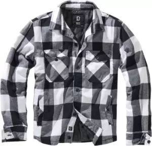 image of Brandit Lumber Jacket, black-white, Size S, black-white, Size S