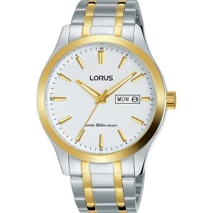 image of Lorus RXN60DX9 Mens Two Tone Bracelet Dress Watch