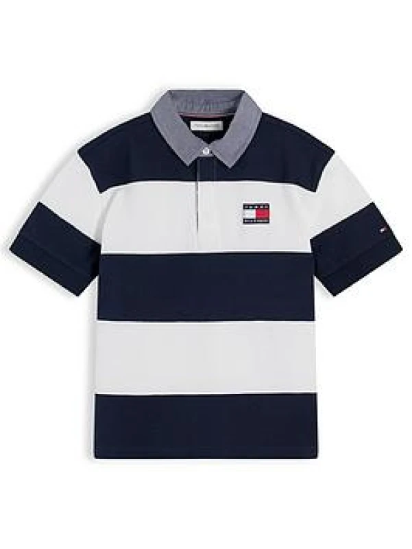Image of Tommy Hilfiger Kids Short Sleeve Polo Shirt Short Sleeve Polos 4Y Blue 54272918135