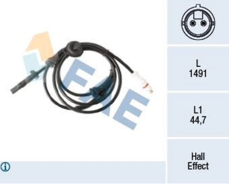 Image of FAE ABS sensor FAE 78301