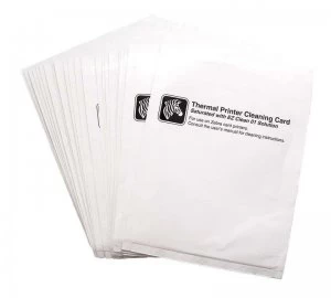 Image of Zebra Printer Cleaning Card - 25 Pack