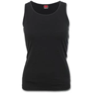 Image of Urban Fashion Razor Back Womens XX-Large Sleeveless Top - Black