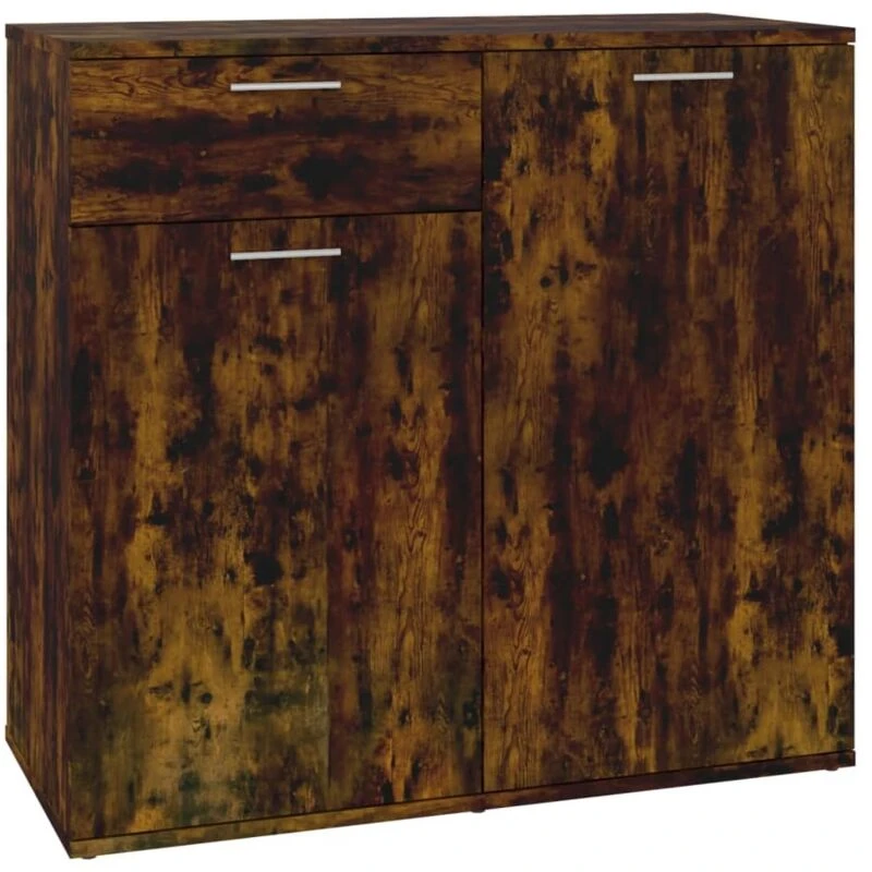 Image of VIDAXL Sideboard Smoked Oak 80x36x75cm Engineered Wood Vidaxl 8720286932902