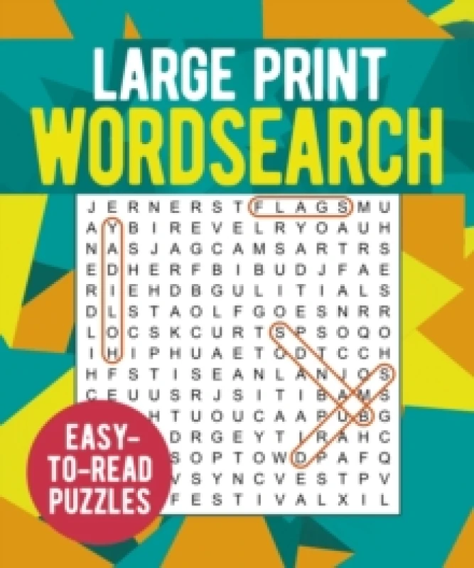 Image of Large Print Wordsearch : Over 250 Easy-to-Read Puzzles Paperback / softback