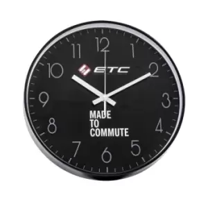 image of ETC Made to Commute Wall Clock