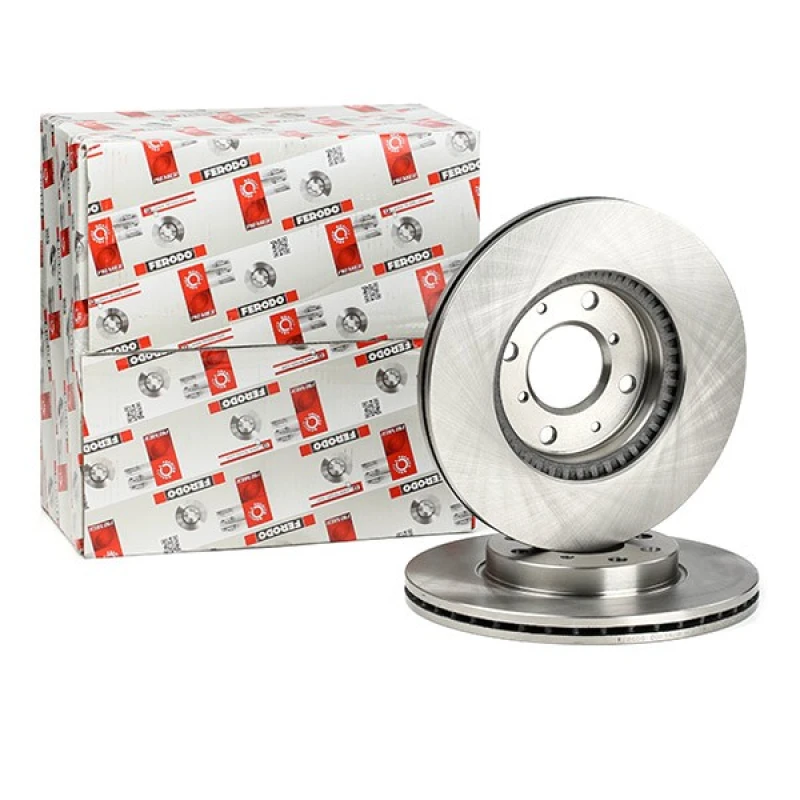 Image of FERODO DDF1520 Brake disc Vented, Oiled, with bolts/screws Brake Disc (82)