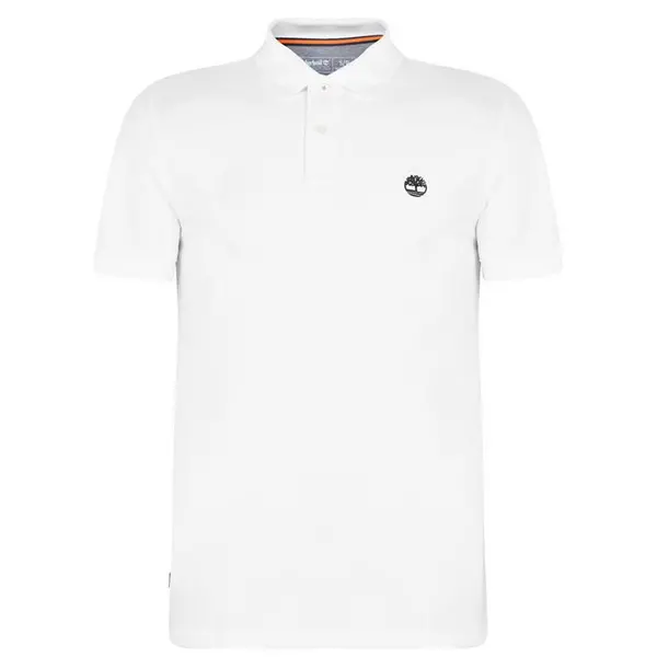 Timberland Miller Short Sleeve Polo Shirt - White XL